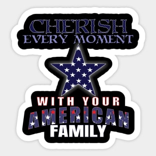 American Family Day Sticker